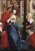 Rogier van der Weyden Seven Sacraments Altarpiece oil on canvas